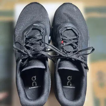 On Cloudmonster2 27.0cm 남성용 블랙/블랙