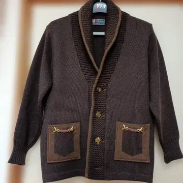 GX 캐나다 울 브라운 가디건 M