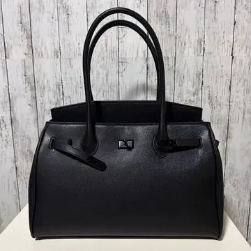 블랙 토트백 루이스 천연 가죽 리얼 가죽