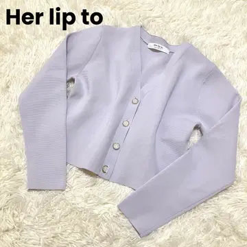 Her lip to 하립투 가디건 S 사이즈