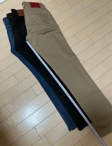 남성용 팬츠 4개 묶음 판매 EDWIN 유니클로 백넘버