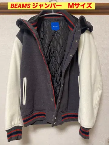 BEAMS 후드 부착 점퍼