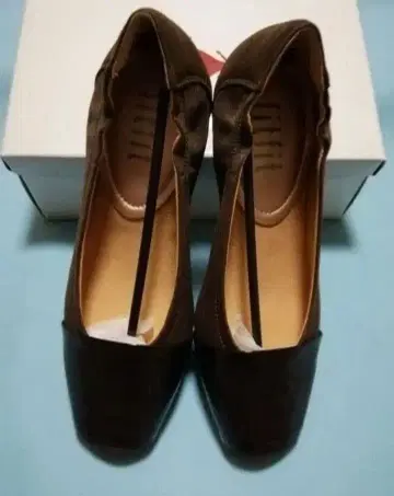 fitfit 스트레치 바이컬러 힐업 밸리 브라운 24.5cm