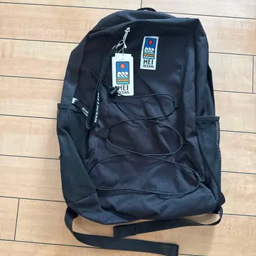 MEI OCEAN 블랙 백팩