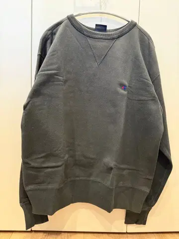 Champion 블랙 크루넥 트레이닝복