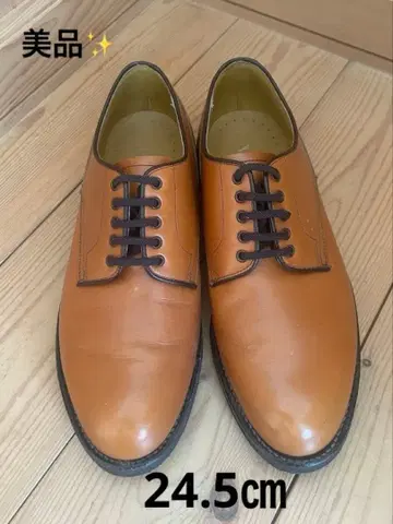 새상품급 REGAL 브라운 가죽 신발 비즈니스 슈즈 24.5