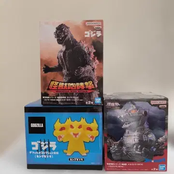 고질라 피규어 3체 세트