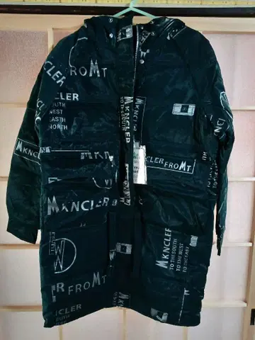 깃털 다운 자켓 다크 그린