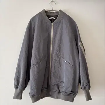 새상품급 R'IAM-PLAGE 그레이 MA-1 자켓 long