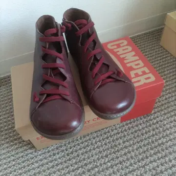 캠퍼 CAMPER 숏부츠 브라운 size 39