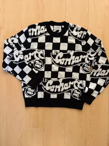 Carhartt 체크 무늬 스웨터