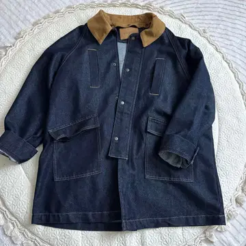 BONLECILL 데님 자켓 네이비