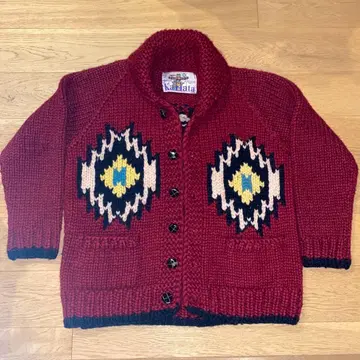 카우친 스웨터 kanata 캐나다제 카나타 핸드니트 치마요