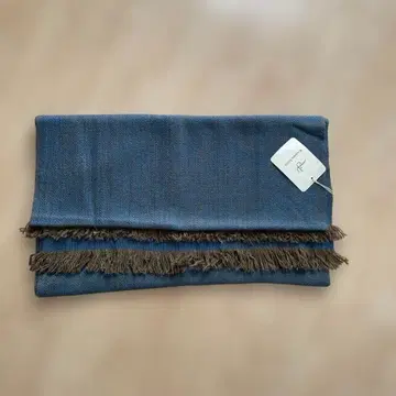 Kashmir Loom 캐시미어 머플러 블루