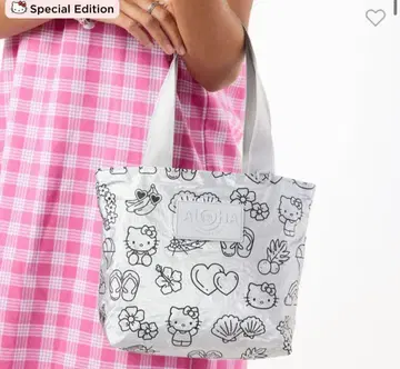 아로하 컬렉션 하와이 산리오 키티 실버 미니백 방수 새상품