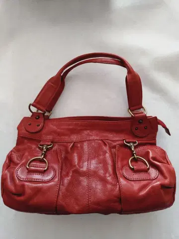 KAROSSE 가죽 숄더백 레드