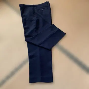 네이비 슬랙스 허리 97 밑아래 길이 70