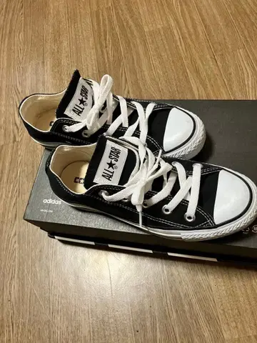 CONVERSE ALL STAR 블랙/화이트 22.5