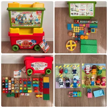 호빵맨 블록 라보 첫 블록 왜건 놀이공원 덤 포함