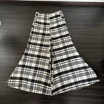 toffee 체크 무늬 와이드 팬츠 프리 사이즈 미사용 새상품