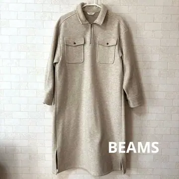 BEAMS HEART 그레이 롱 원피스