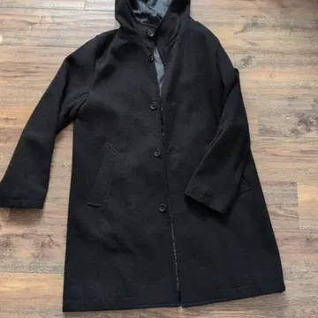 nano universe 블랙 체스터 코트 L