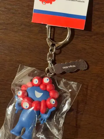 오사카 간사이 만박 미야쿠미야쿠 입체 PVC 키링 플레이트 부착 EXPO