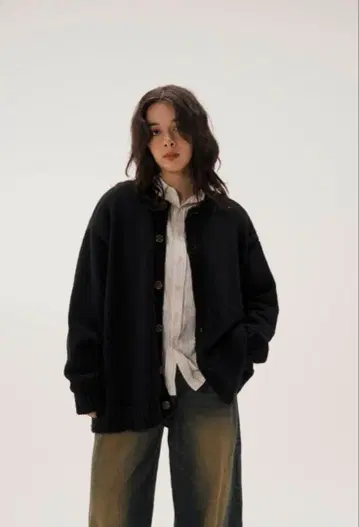 Mr.Creape 크루넥 가디건