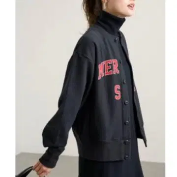 FRAMeWORK 로고 맨투맨 가디건