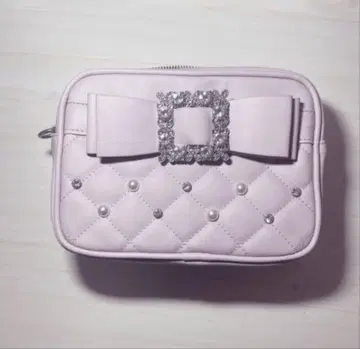 노에미 아가씨 비쥬 숄더백 핑크