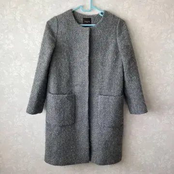 Demi-Luxe BEAMS 그레이 노카라 코트 36