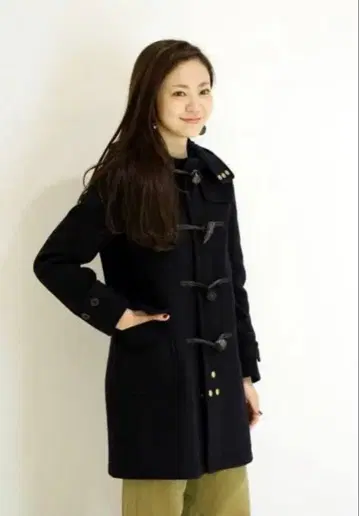 CYE BASIC 캐시미어 멜톤 더플 코트 사이즈 36