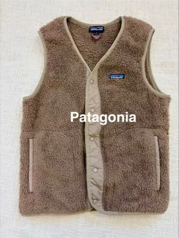 Patagonia 플리스 베스트 S 사이즈 브라운
