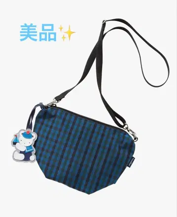 familiar 체크 무늬 숄더백 미니백
