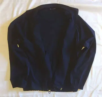 ZARA 네이비 풀 집업 나일론 자켓 중고 XL