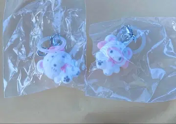 산리오 메지루시 액세서리 폭신폭신 스노우 2개