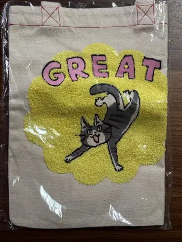 쿠마미네 전화 고양이 일하는 고양이 토트백