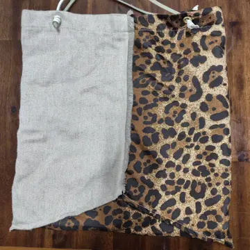 manipuri 레오파드 무늬 프린트 토트백