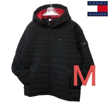 TOMMY HILFIGER 블랙 다운 자켓 M