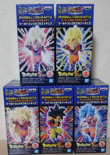드래곤볼 Z 도칸배틀 월드 컬렉터블 피규어 컴플리트