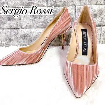 컨디션 최상 세르지오로시 벨로아 하이힐 펌프스 가을/겨울 36