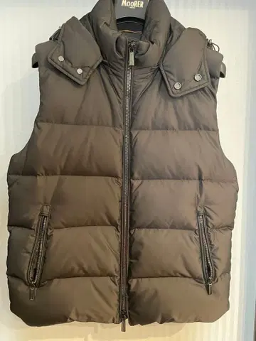 MOORER 무레르 FAYER 다운 베스트 다크 브라운 사이즈 48