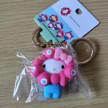 산리오 미야쿠미야쿠 파스텔 키링 시나몬 키티