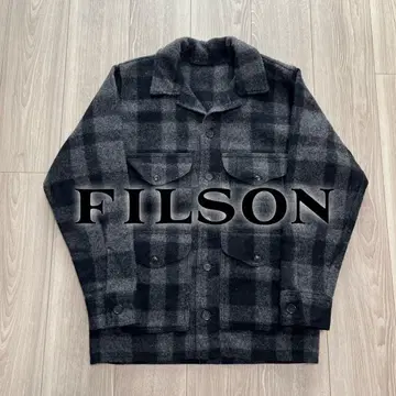 [ 새상품급 ] FILSON 매키노 크루 자켓 블랙 체크
