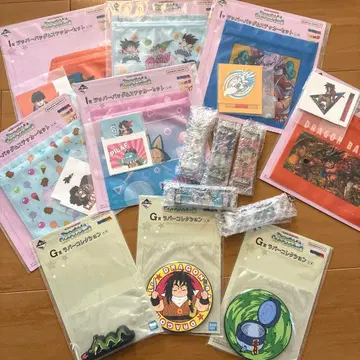 14개 드래곤볼 제일복권 아크릴 참 지퍼백