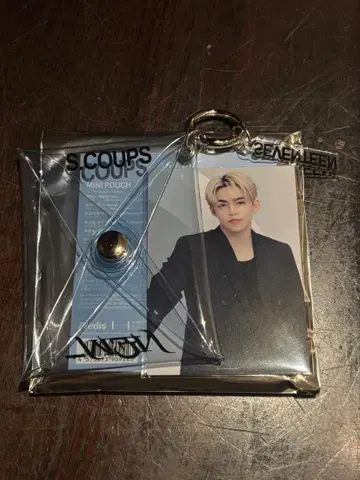 seventeen 세븐틴 세부치 미니 파우치 에스쿱스 승철 클리어 파우치