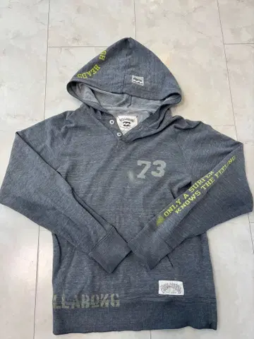 BILLABONG 그레이 후드티