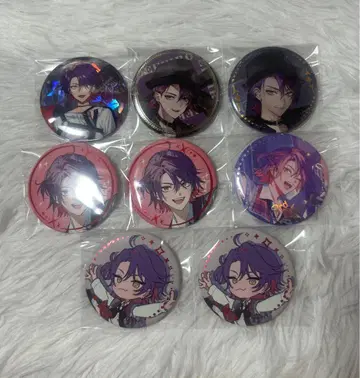 와타라이 히바리 캔뱃지 묶음 판매 3주년 AGF elegant