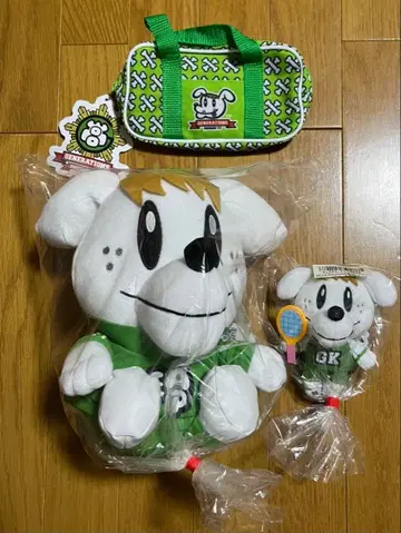 제네고 봉제 인형 마스코트 파우치 세트 사노 레오