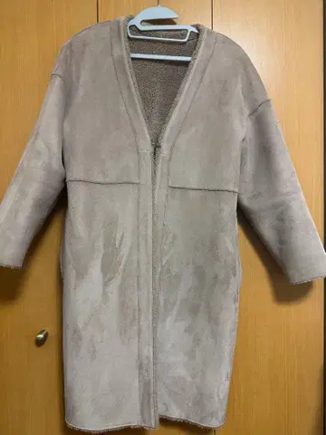 UNITED ARROWS 리버서블 무스탕 코트 36 베이지